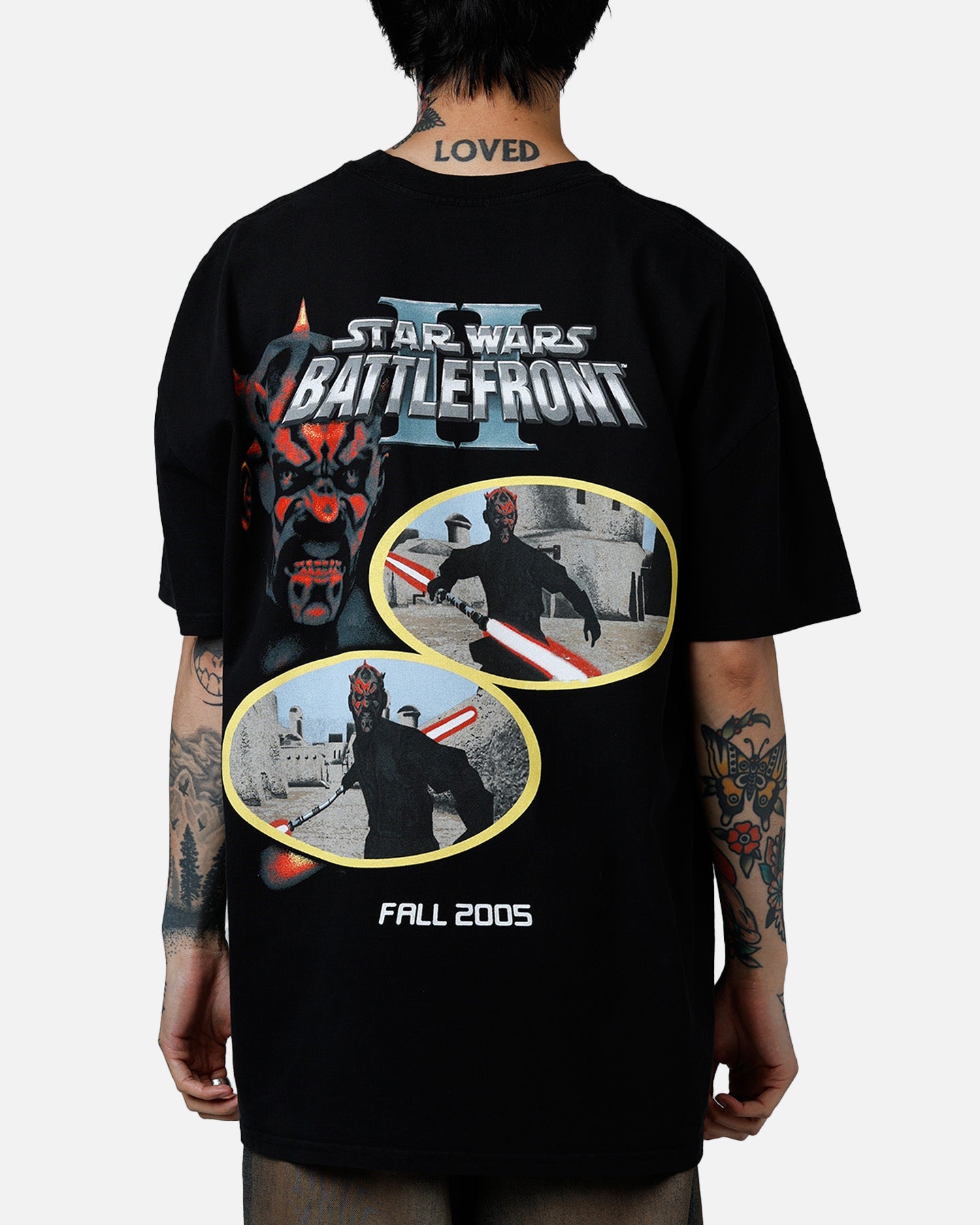 73Studio Star Wars Darth Maul Battlefront II T-Shirt Black