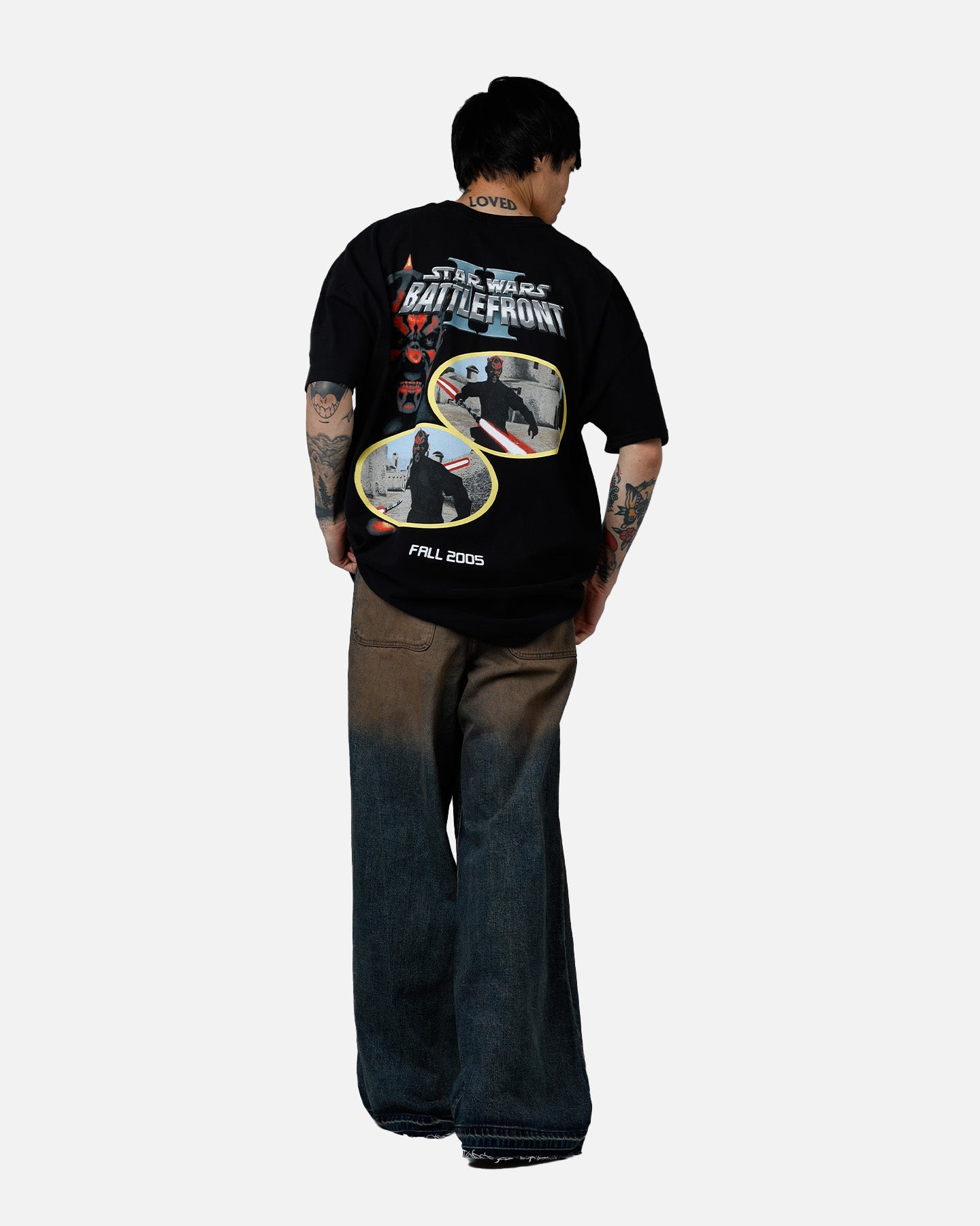 73Studio Star Wars Darth Maul Battlefront II T-Shirt Black