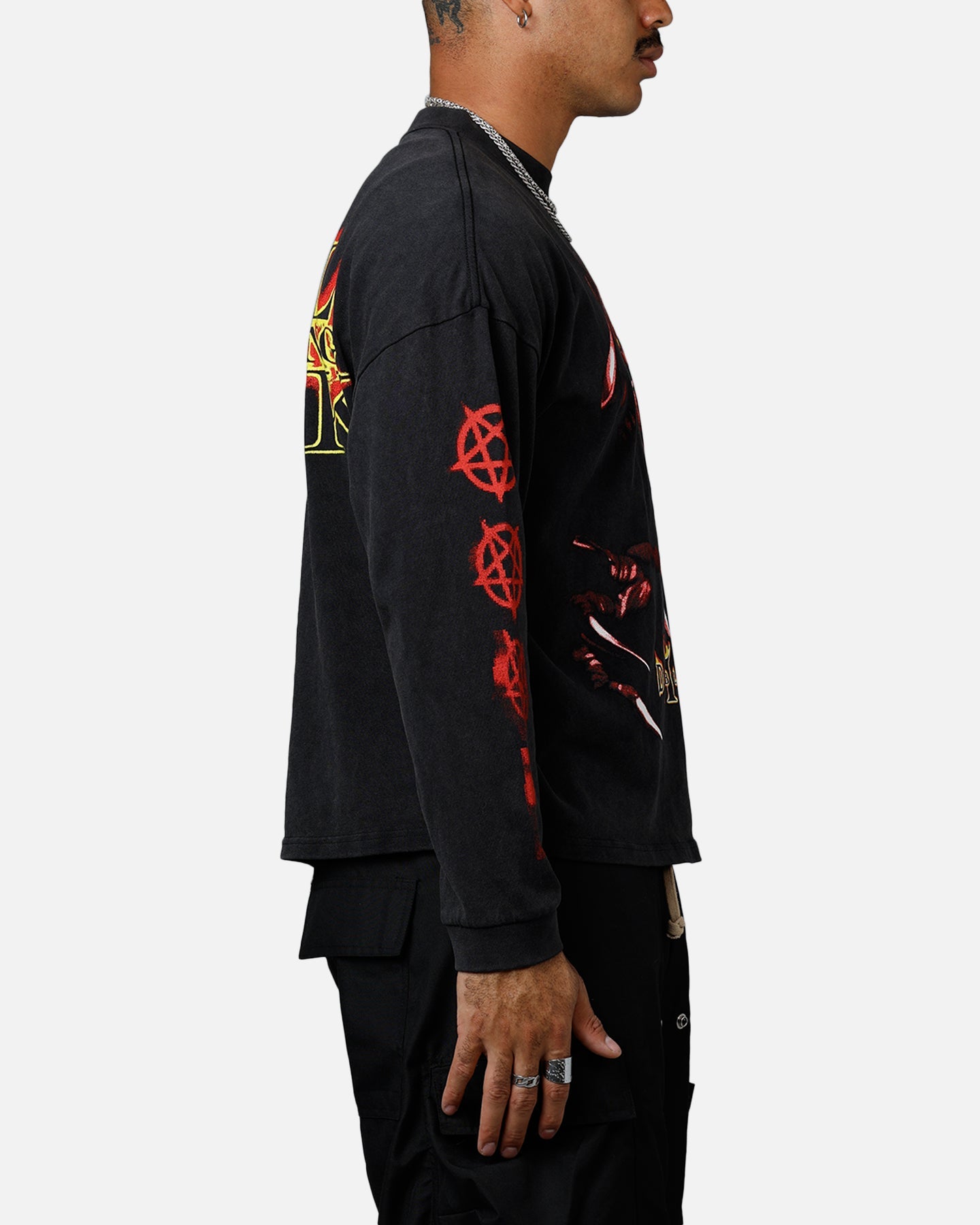 73Studio X Diablo II Halloween Evil Has Survive Long Sleeve T-Shirt Black