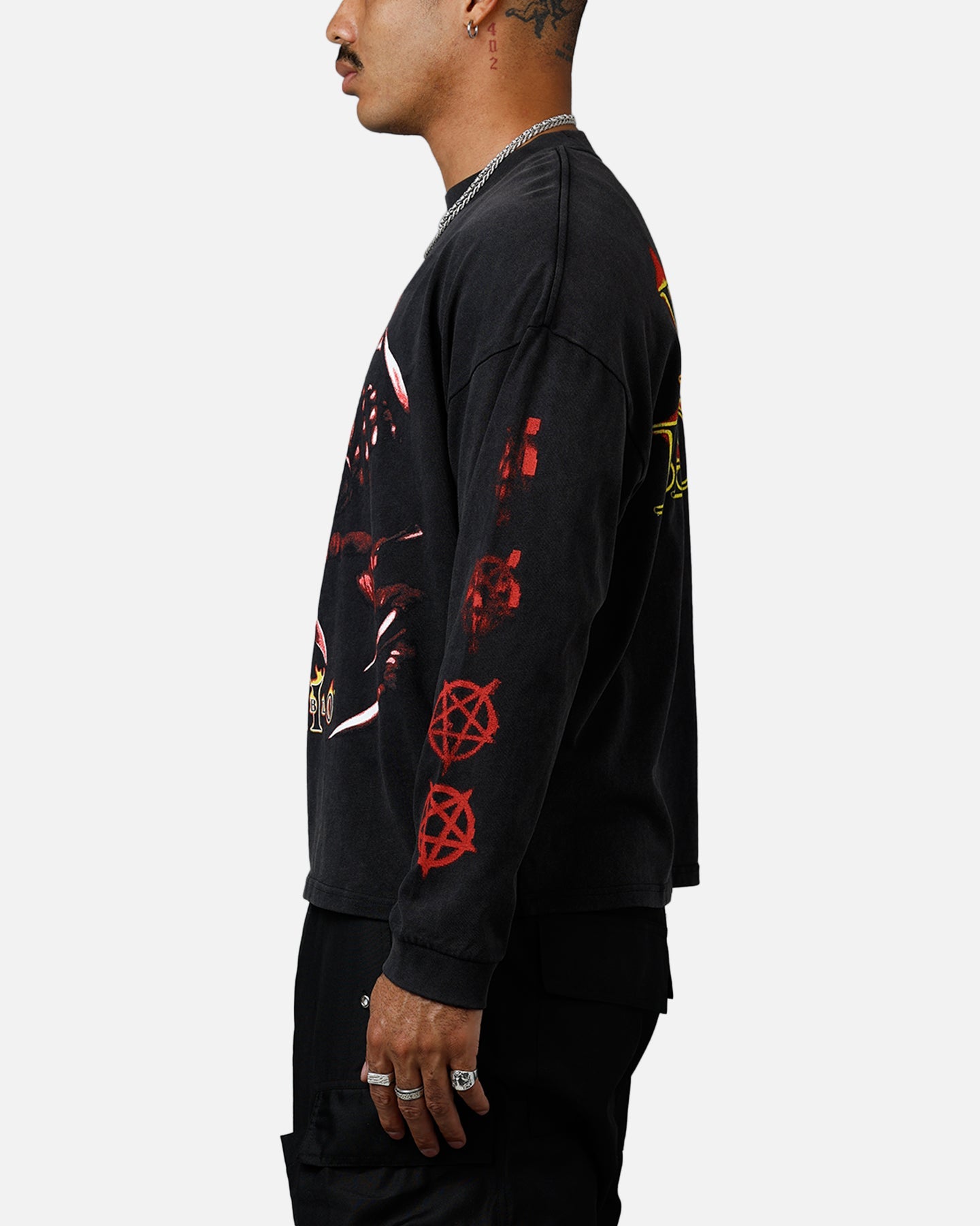 73Studio X Diablo II Halloween Evil Has Survive Long Sleeve T-Shirt Black